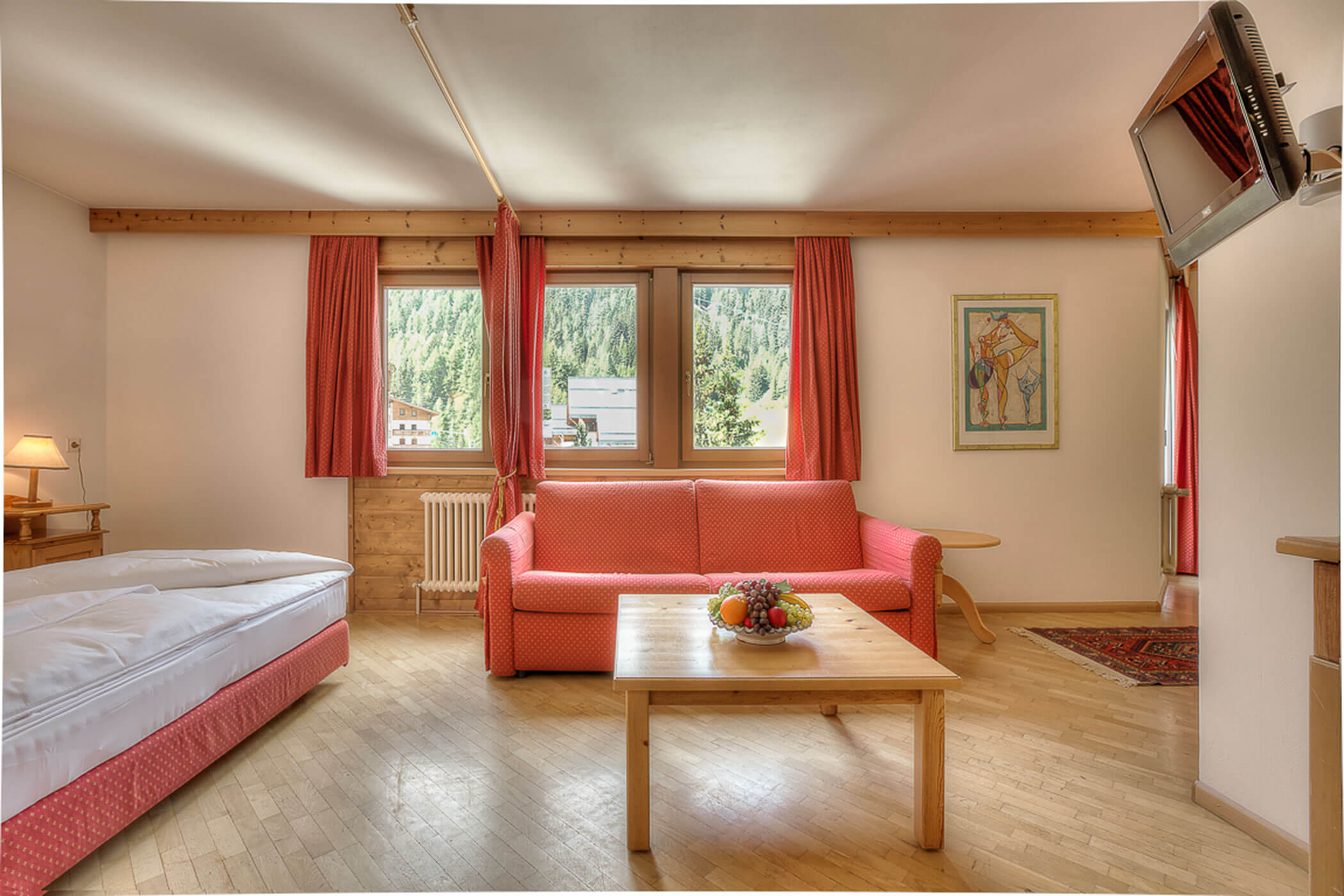 Ferienwohnung Boé mit großem Wohnzimmer - Posta Zirm